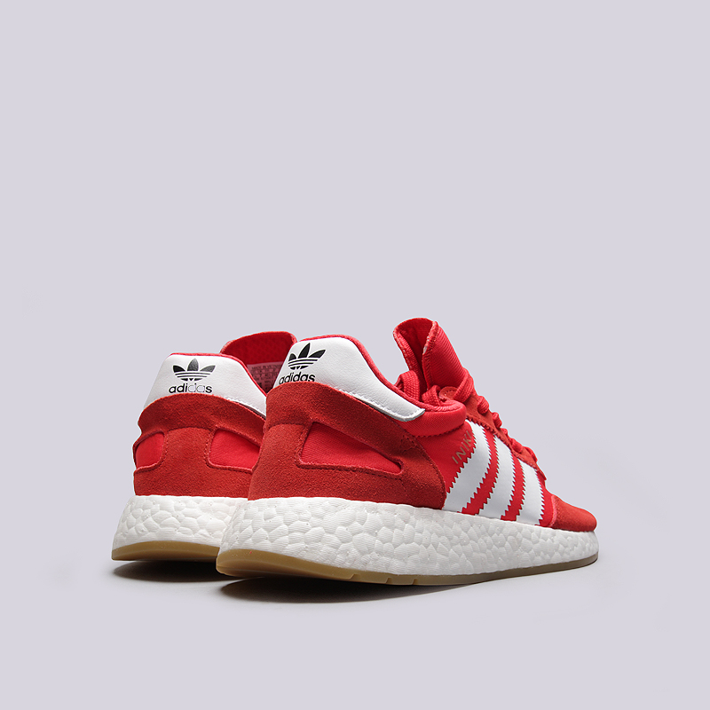 мужские красные кроссовки adidas Iniki Runner BB2091 - цена, описание, фото 4